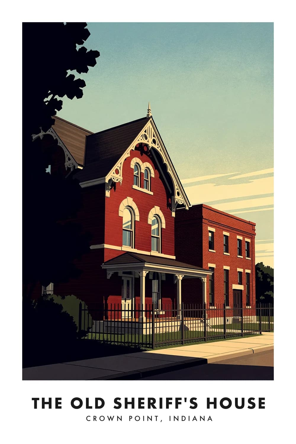 The Old Sheriff's House poster, Indiana